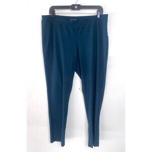 Eileen Fisher Pants Women's Large Washable Stretch Crepe Pull On